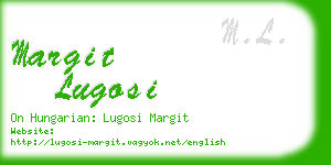 margit lugosi business card